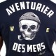 Tee Shirt Homme Stered Aventurier Remix Dos Marine