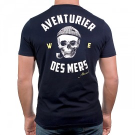 Men's T-Shirt Stered Aventurier Remix Dos Marine