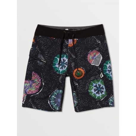 Boardshort Junior Volcom Coral Morph Black