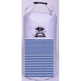 Sac Etanche Surf Pistols Marinière White 40 L