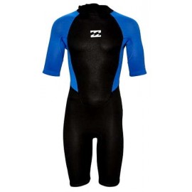 Shorty Billabong Intruder Junior Back Zip 2.2mm Blue