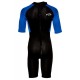 Shorty Billabong Intruder Junior Back Zip 2.2mm Blue