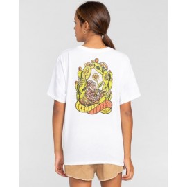 Tee Shirt Woman ELEMENT Timber! Pick Your Poison Optic White