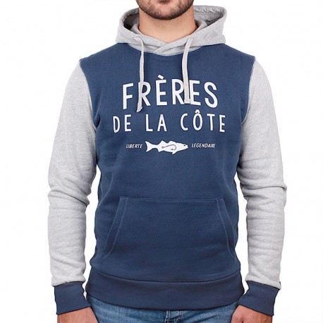 Sweat à Capuche Homme STERED Frère de La côte Marine