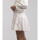 RHYTHM Banksia Tiered Mini White Skirt