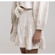 RHYTHM Banksia Tiered Mini White Skirt