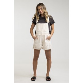 RHYTHM All Rounder Overalls Vintage White Playsuit