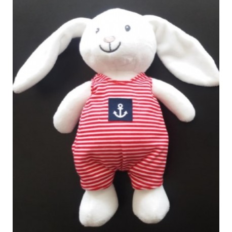 Papylou White Sailor Rabbit Plush