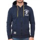 Men's Sweatshirt STERED Zipped Aventurier Des Mers Navy