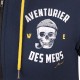Men's Sweatshirt STERED Zipped Aventurier Des Mers Navy