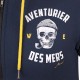 Sweat Homme STERED Zippée Aventurier Des Mers Marine