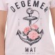 Tee Shirt Femme STERED Degemer Mat Rose Poudré