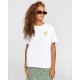 Tee Shirt Woman ELEMENT Rise And Shine Optic White