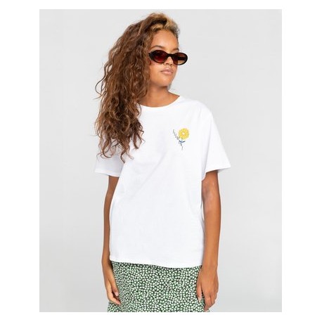 Tee Shirt Femme ELEMENT Rise And Shine Optic White