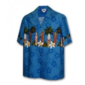 Aloha Republic Tapa Fusion Navy Shirt