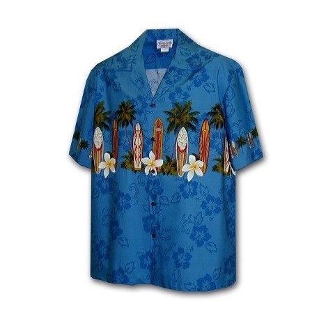 Aloha Republic Tapa Fusion Navy Shirt
