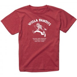 Tee Shirt Junior VISSLA Bandits Red Heather