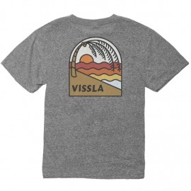 Tee Shirt Junior VISSLA Stoke Island Gray Heather