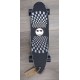 Skate Cruiser Beercan Pin Tail 30"Silver