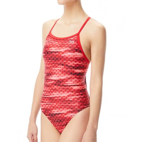 TYR Castaway Diamondfit Junior One-Piece Swimsuit blue