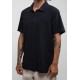 RHYTHM Classic Linen Vintage Black Shirt