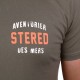 Men's T-Shirt Stered Aventurier Remix Back Khakie