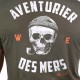 Tee Shirt Homme Stered Aventurier Remix Dos Kaki