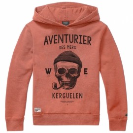 Hooded Sweatshirt Stered Aventurier Des Mers Coral