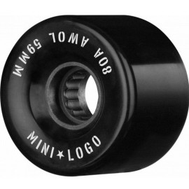 Mini Logo AWOL Skate Wheels 59mm 80A Black
