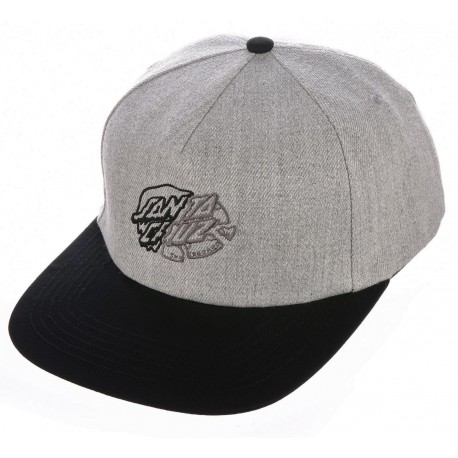 Santa Cruz Universal Dot Grey Black Cap