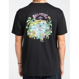 Tee Shirt BILLABONG Gang of Gangs Black