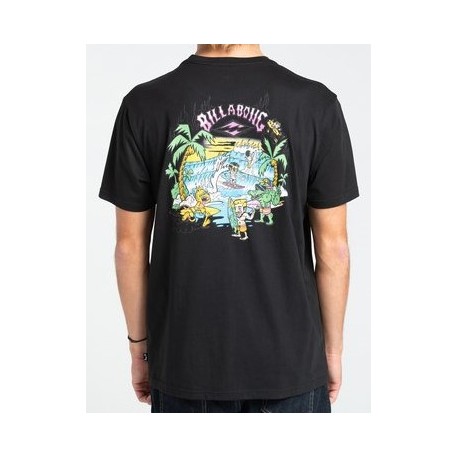 Tee Shirt BILLABONG Gang of Gangs Black