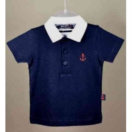 Children's polo shirt PAPYLOU Binic Marine