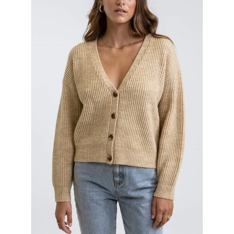 Gilet RHYTHM Homestead Cardi Oatmeal