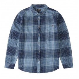 Billabong Coastline Flannel Slate Blue Men's Shirt