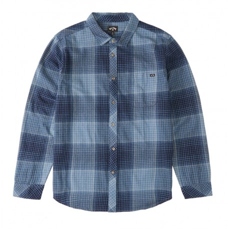 Billabong Coastline Flannel Slate Blue Men's Shirt