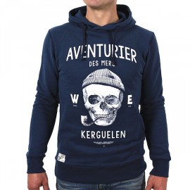 Hooded Sweatshirt Stered Aventurier des Mers Navy