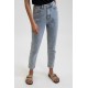 RHYTHM Classic Hi Rise Tapered Light Wash Women's Jeans Pants