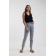 RHYTHM Classic Hi Rise Tapered Light Wash Women's Jeans Pants