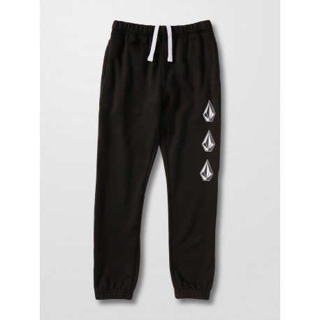 Junior VOLCOM Iconic Stone Black Tracksuit Pants