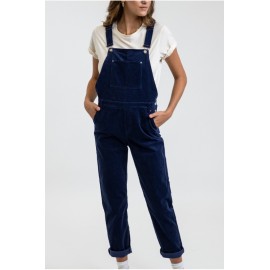 Salopette Femme RHYTHM Mila Corduroy Overall Navy