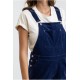 RHYTHM Women's Dungarees Mila Corduroy Overall Navy