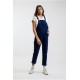 RHYTHM Women's Dungarees Mila Corduroy Overall Navy