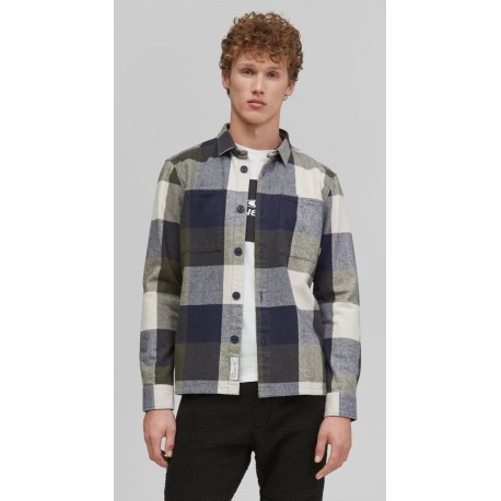 O'Neill Utility Flannel Check Blue Print Shirt