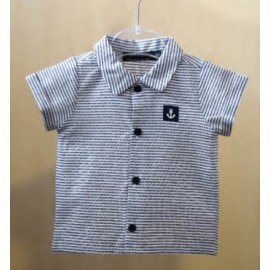 Baby Shirt PAPYLOU Cannes Striped Navy