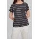 Tee Shirt O'Neill Essential Round Neck Black With White