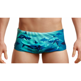 Men's Swimsuit FUNKY TRUNKS Sidewinder Trunk Shark Bay Turquoise