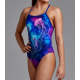 FUNKITA Strapped One Piece Swimsuit Jelly Belly Purple