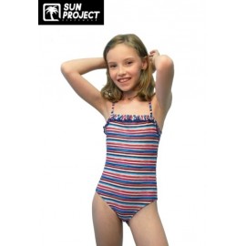 SUN PROJECT Kid's 1 Piece Swimsuit Multi Stripe