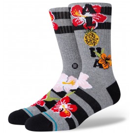 Socks STANCE Aloha Hibiscus Heather Gray